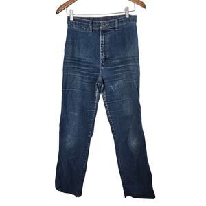 Wrangler Vintage Jeans Women Sz 6 80s Blue Tapered High Rise Western Retro Farm